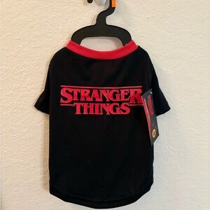 Netflix Stranger Things Black and Red DOG Tee
